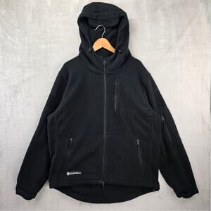 Baerskin Tactical V1 Full Zip Hoodie Mens XL Black Heavy Weight Fleece Jacket